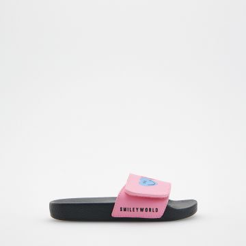 Reserved - Ladies` strappy sandals - Negru