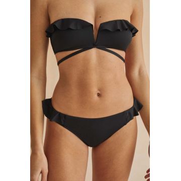 women'secret chiloti de baie BAMBOO culoarea negru, 6465377