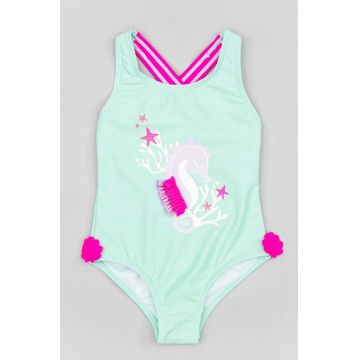 zippy costum de baie dintr-o bucată pentru bebeluși culoarea turcoaz
