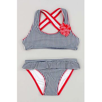 zippy costum de baie pentru copii din două piese culoarea albastru marin