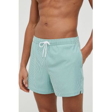 Abercrombie & Fitch pantaloni scurti de baie culoarea verde