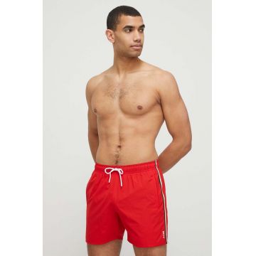 BOSS pantaloni scurti de baie culoarea rosu