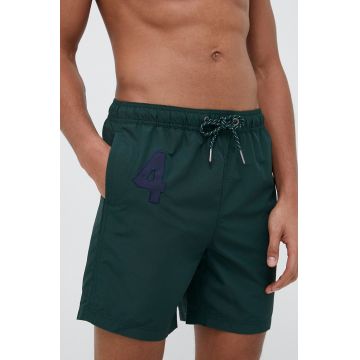Superdry pantaloni scurti de baie culoarea verde