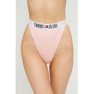 Tommy Jeans bikini brazilieni culoarea roz
