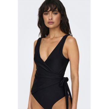 Costum de baie intreg cu snur lateral