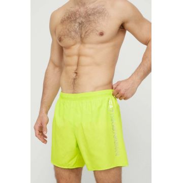 EA7 Emporio Armani pantaloni scurti de baie culoarea verde