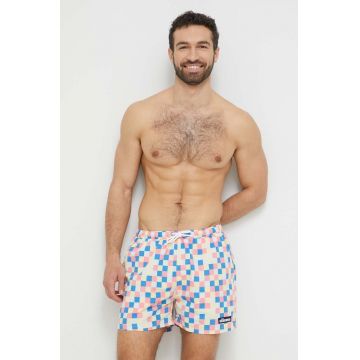 Ellesse pantaloni scurți de baie SHR17732-AOP/PINK