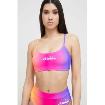 Ellesse sutien de baie culoarea roz, cupa usor rigidizata