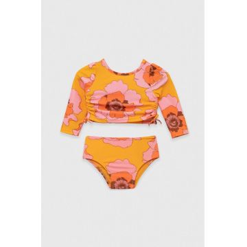 GAP costum de baie din două piese pentru bebelusi culoarea portocaliu