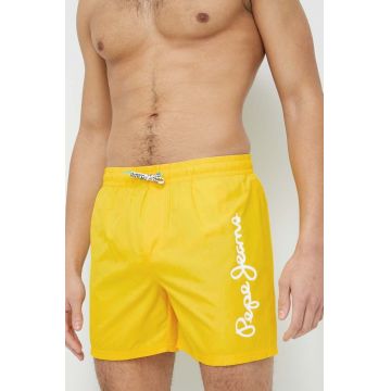 Pepe Jeans pantaloni scurti de baie Finnick culoarea galben Pepe Jeans pantaloni scurti de baie Finnick culoarea galben
