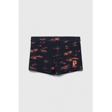 Protest costum de baie copii PRTWALDO JR culoarea albastru marin