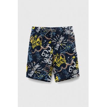 Protest pantaloni scurti de baie copii culoarea albastru marin