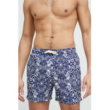 Superdry pantaloni scurti de baie culoarea albastru marin