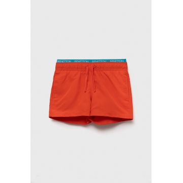 United Colors of Benetton pantaloni scurti de baie copii culoarea rosu
