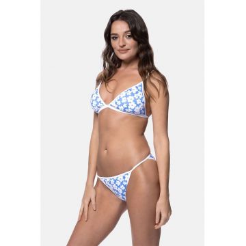 Costum de baie cu model floral - 2 piese