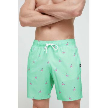 Hollister Co. pantaloni scurti de baie culoarea verde