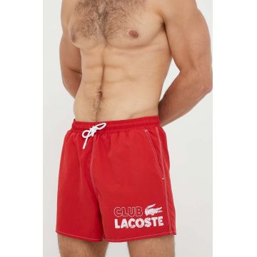 Lacoste pantaloni scurți de baie culoarea rosu MH5637-6H5