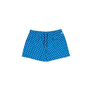 Pantaloni scurti de baie cu imprimeu geometric