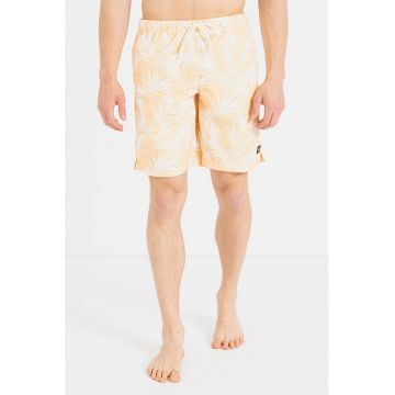 Pantaloni scurti de baie cu snur de ajustare si buzunare
