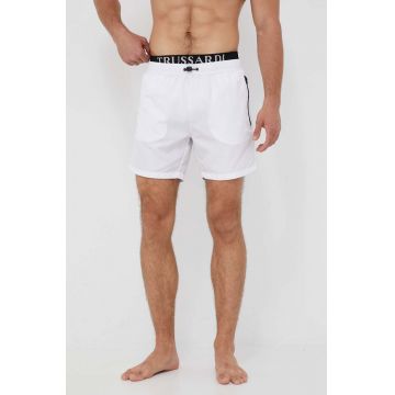 Trussardi pantaloni scurti de baie culoarea alb