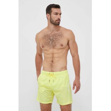 Trussardi pantaloni scurti de baie culoarea galben