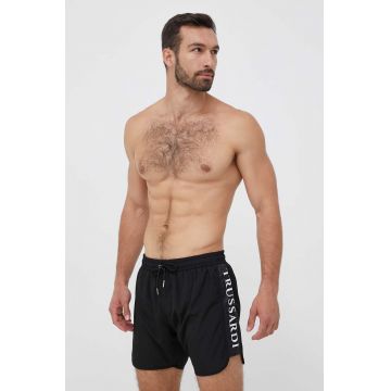 Trussardi pantaloni scurti de baie culoarea negru