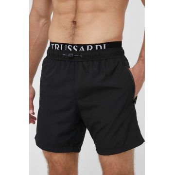 Trussardi pantaloni scurti de baie culoarea negru