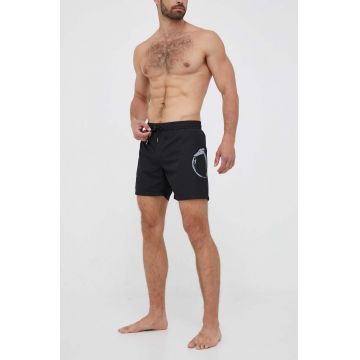 Trussardi pantaloni scurti de baie culoarea negru