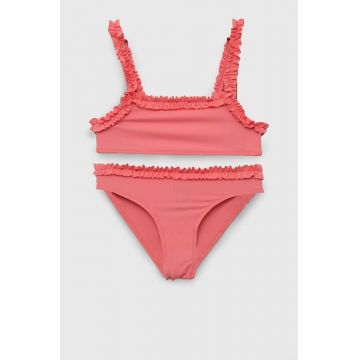 United Colors of Benetton costum de baie copii culoarea roz