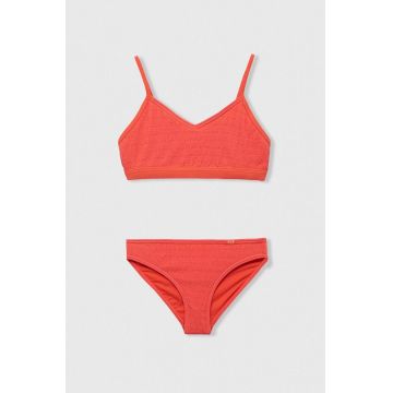 Abercrombie & Fitch costum de baie pentru copii din două piese culoarea rosu