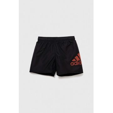 adidas Performance pantaloni scurti de baie copii culoarea negru, cu imprimeu