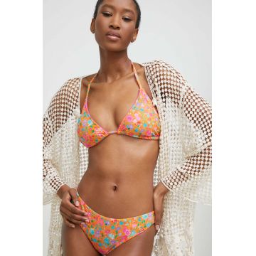 Answear Lab sutien de baie culoarea portocaliu, cupa usor rigidizata