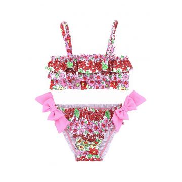 Costum de baie cu imprimeu - din 2 piese