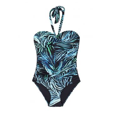 Costum de baie intreg cu imprimeu tropical