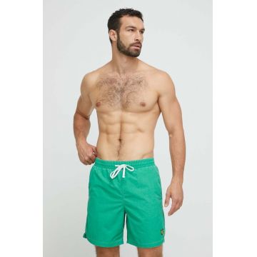 Lyle & Scott pantaloni scurti de baie culoarea verde