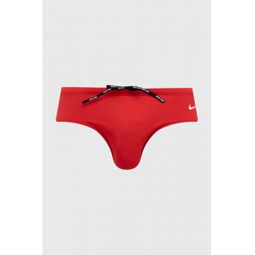 Nike costum de baie culoarea rosu