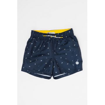 Pantaloni scurti de baie cu model grafic Gaston