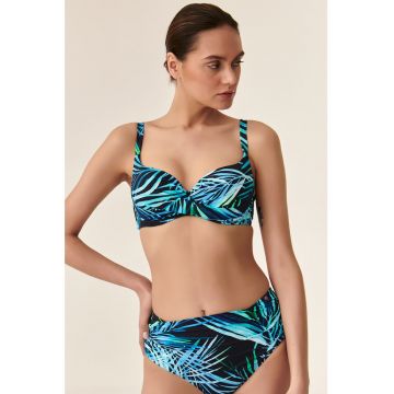 Sutien de baie cu imprimeu tropical