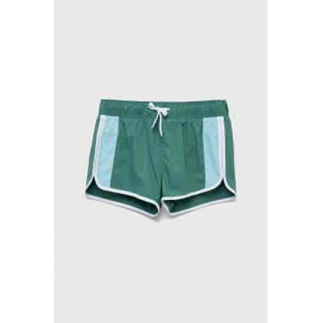 United Colors of Benetton pantaloni scurti de baie copii culoarea verde