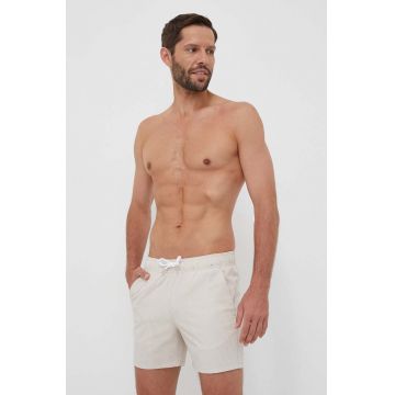 Hollister Co. pantaloni scurti de baie culoarea bej
