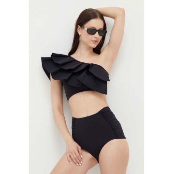 MAIO Paris costum de baie din două piese culoarea negru, cupa moale