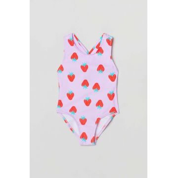 OVS costum de baie dintr-o bucată pentru bebeluși culoarea violet