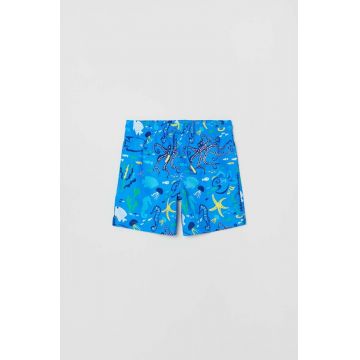 OVS pantaloni scurti de baie copii culoarea albastru marin