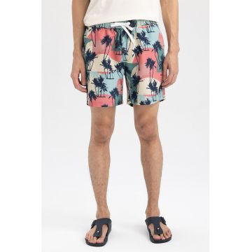 Pantaloni scurti de baie cu imprimeu grafic