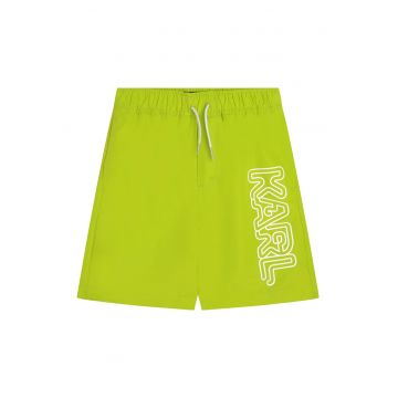 Pantaloni scurti de baie cu imprimeu logo