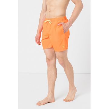 Pantaloni scurti de baie cu snur si buzunare laterale