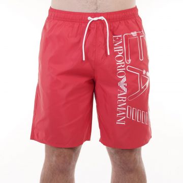 Short baie EMPORIO ARMANI EA7 pentru barbati SEA WORLD BW M GRAPHIC LOGO - 9020472R73700074