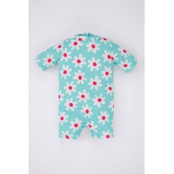 Costum de baie cu imprimeu floral