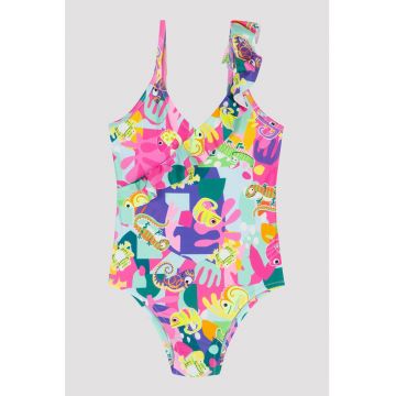 Costum de baie intreg cu imprimeu