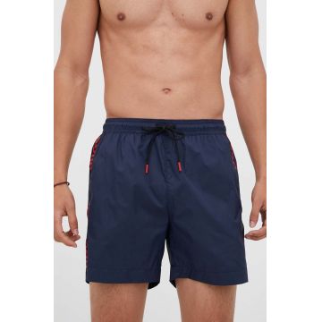 HUGO pantaloni scurti de baie culoarea albastru marin